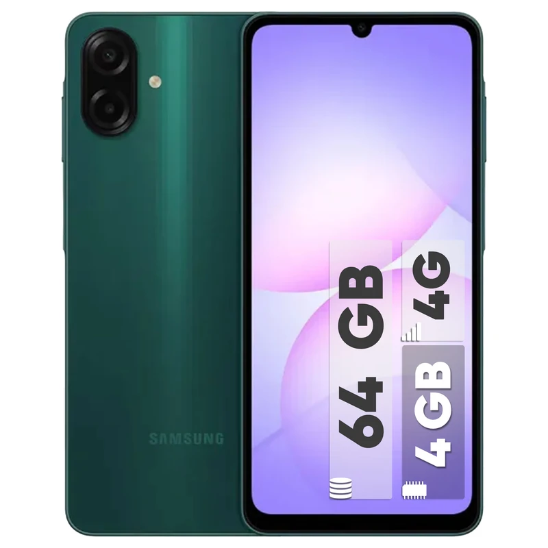 گوشی موبايل سامسونگ مدل Galaxy A07 4G ظرفیت 64 گیگابایت رم 4 گیگابایت